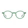 Matttew Carbon 1567 Verde Grigio Glasses In Green