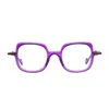 Matttew Cherry 1856 Viola Marrone Glasses In Purple