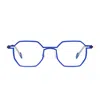 Matttew Cobalt 1555 Blu Marrone Glasses In Blue