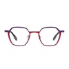 Matttew Lungo Eyeglasses In 1333 Purple/red