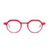 Matttew Retro Eyeglasses In 93 Red