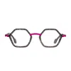 Matttew Hachi 108 Rosso/fucsia / Blu Glasses In Gray