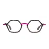 Matttew Hachi 108 Rosso/fucsia / Blu Glasses In Gray