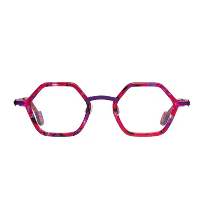 Matttew Gesa Eyeglasses In 71 Fuchsia