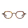 Matttew Hachi 6 Tartarugato/marrone Nero Satinato Glasses