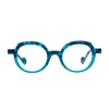Matttew Halma 1902 Mix Turchese Glasses In Blue