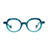 Matttew Halma 1902 Mix Turchese Glasses In Blue