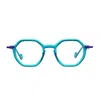 Matttew Jelly 1852 Turchese Viola Glasses In Blue