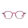 Matttew Jelly 1851 Rosa Marrone Glasses In Pink