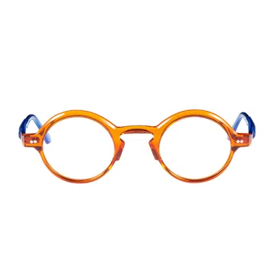 MATTTEW MURANO 859 DARK ORANGE/BLU GLASSES