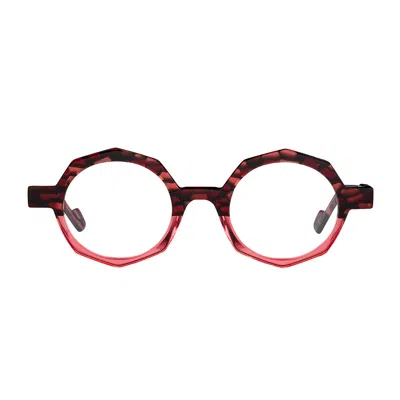 Matttew Muse 1175 Rosa Cristallo Glasses In Brown