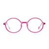Matttew Nickel 1790 Fucsia Nero Glasses In Red