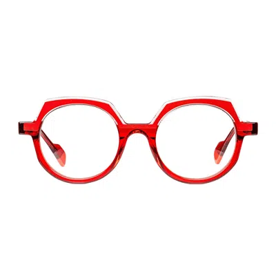 Matttew Octa 1735 Cristallo Rosso Glasses In Red