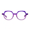 Matttew Octa 1736 Viola Cristallo Glasses In Green