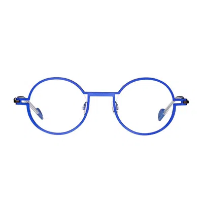 Matttew Platine Eyeglasses In Blue