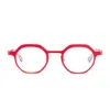 Matttew Retro Eyeglasses In 93 Red