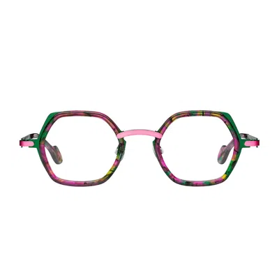MATTTEW MATTTEW ROKU 74 VERDE/ ROSA/FUCSIA GLASSES