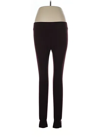 Pre-owned Matty M Active Pants In Burgundy