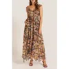 Matty M . Alexiah Maxi Dress In Brown