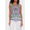 Matty M . Alma V-neck Tank In Multi