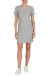 Matty M . Arden Tweed Shift Dress In Gray