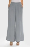 Matty M . Cannon Wide Leg Pants In Gray