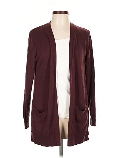 Pre-owned Matty M Cardigan Sweater In Burgundy