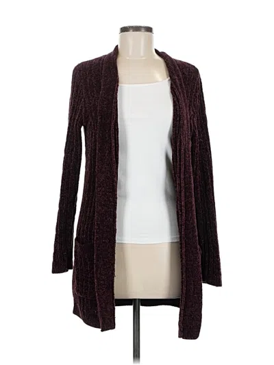 Pre-owned Matty M Cardigan Sweater In Burgundy