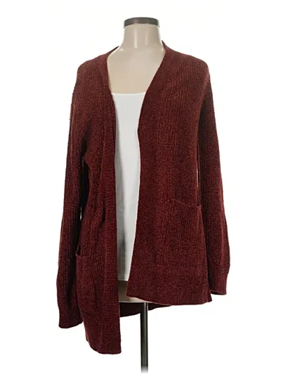 Pre-owned Matty M Cardigan Sweater In Burgundy