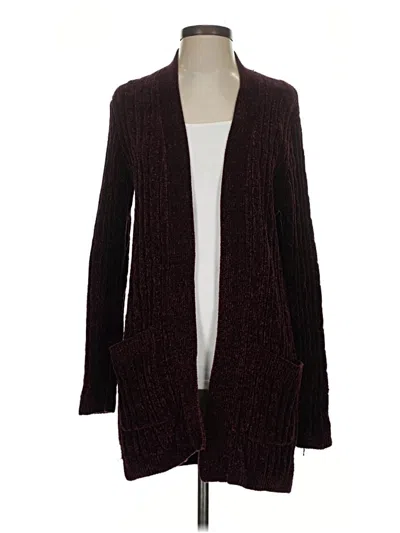 Pre-owned Matty M Cardigan Sweater In Burgundy