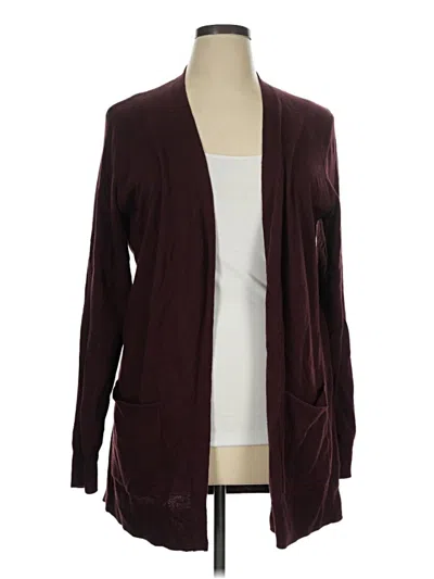 Pre-owned Matty M Cardigan Sweater In Burgundy