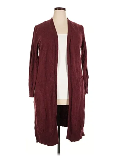Pre-owned Matty M Cardigan Sweater In Burgundy