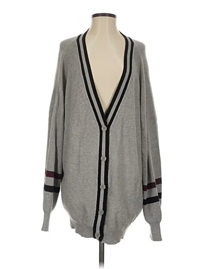 Pre-owned Matty M Cardigan Sweater In Gray