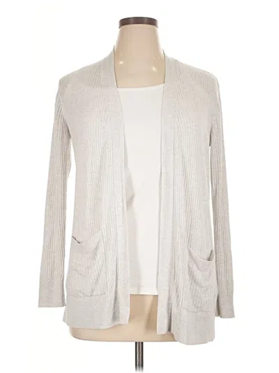 Pre-owned Matty M Cardigan Sweater In Silver