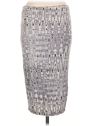 Pre-owned Matty M Casual Skirt In Gray
