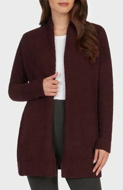 Matty M Cove Cozy Cardigan In Burgundy