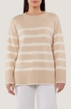 Matty M . Elliot Stripe Sweater In Multi