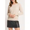 Matty M . Gramercy Cashmere Sweater In Neutral