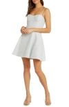 Matty M . Hampton Mini Sundress In White