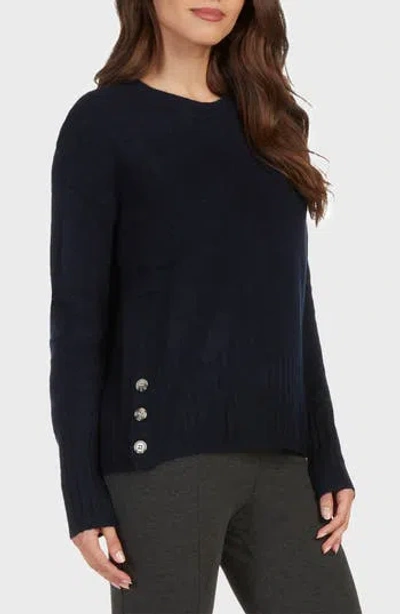 Matty M Jane Crewneck Sweater In Blue