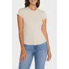 Matty M . Jenna Short Sleeve T-shirt In Neutral