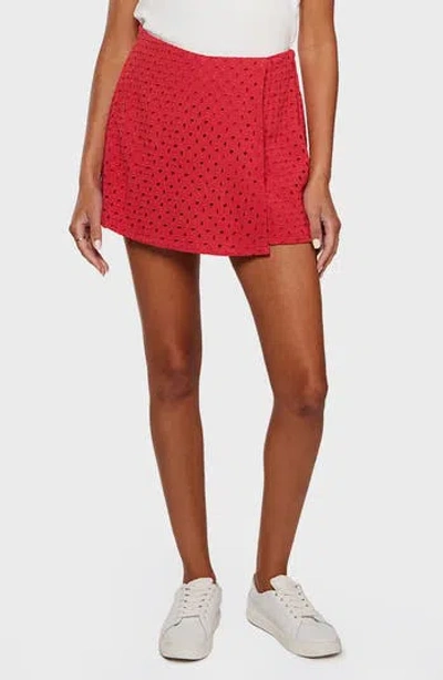 Matty M Kennedy Skort In Cherry In Red