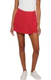 Matty M Kennedy Skort In Cherry In Red