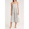 Matty M . Knit Tiered Maxi Dress In Gray