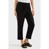 Matty M . Laurel Linen Blend Pants In Black