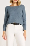 Matty M . Lena Relaxed Fit Sweater In Blue