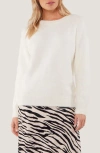 Matty M . Lexington Raglan Sleeve Sweater In White