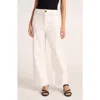 Matty M Lizzie Crop Wide Leg Pants In White