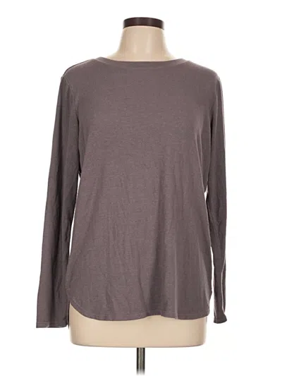 Pre-owned Matty M Long Sleeve T-shirt In Brown