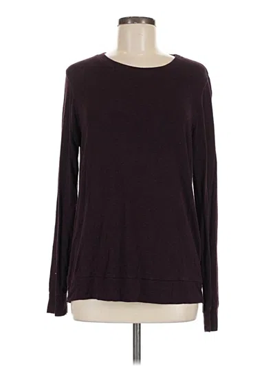Pre-owned Matty M Long Sleeve T-shirt In Burgundy